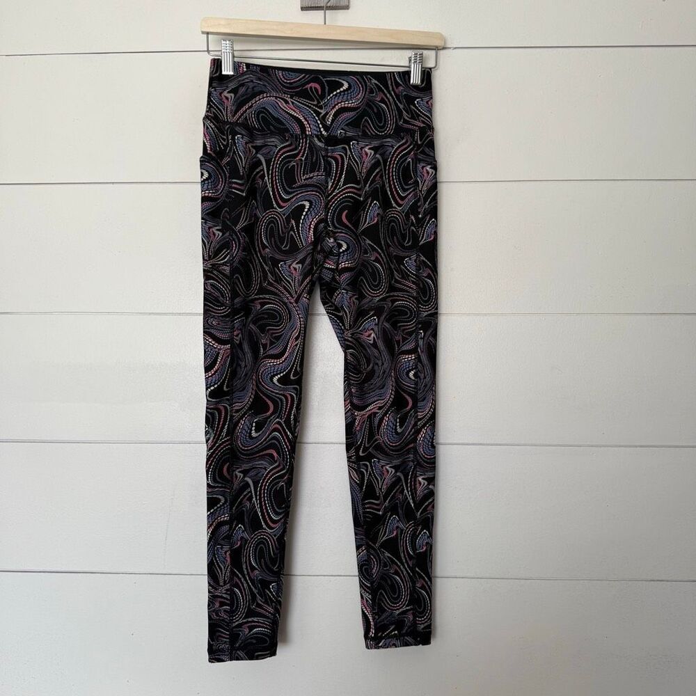 DKNY Sport Women’s Small Patterned Leggings Pants Ankle